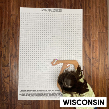 Wisconsin State Giant Word Search Puzzle